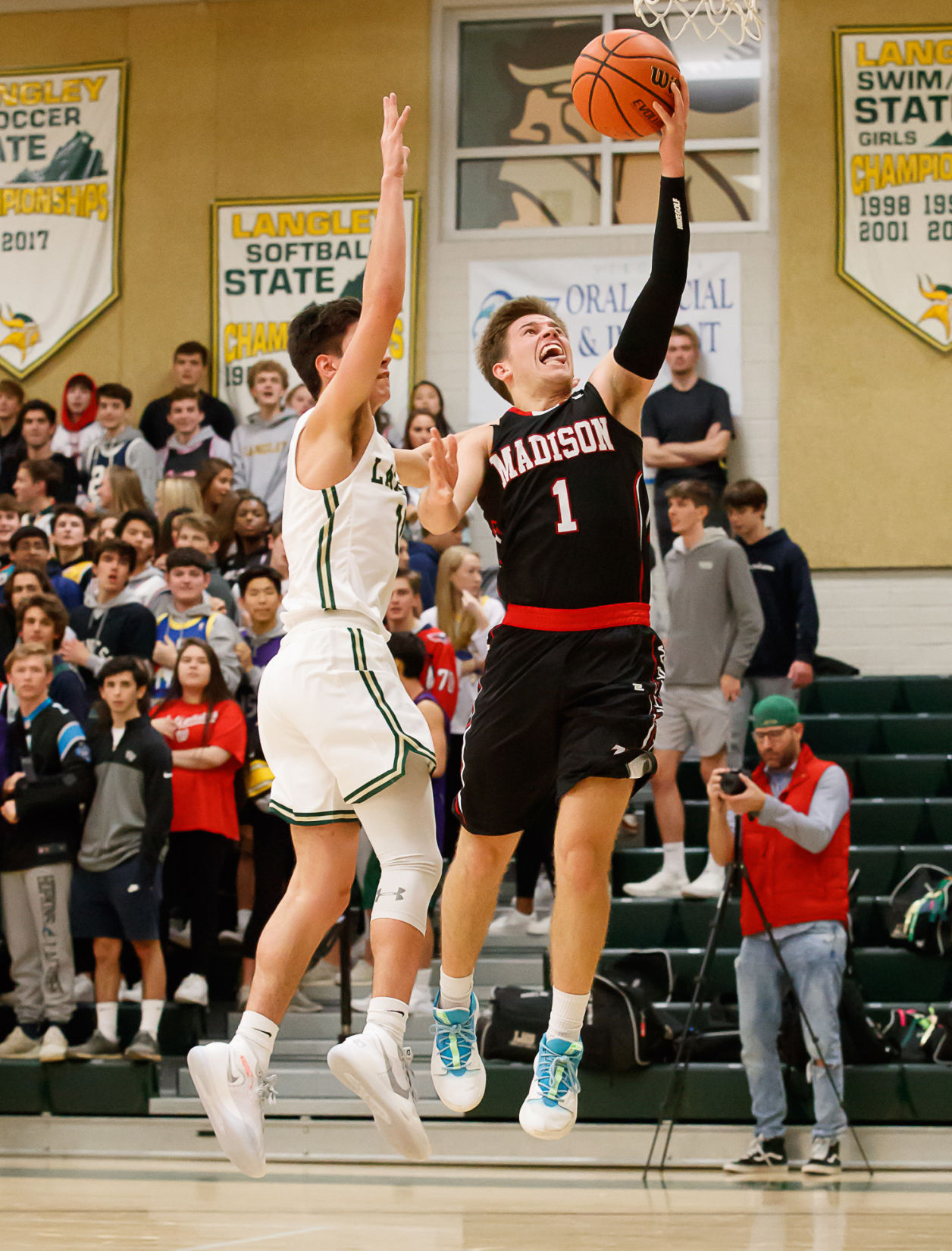 Langley vs. Madison boys basketball 11